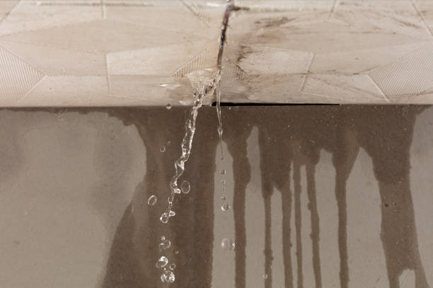 Professional Burst Pipe Cleanup technician working in Sun, LA